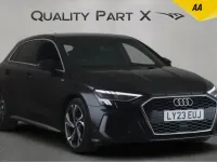 Used Audi A3 Sportback S-Line 110 HP (80 kW) 2023 Black Hatchback