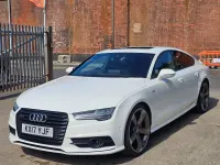 Used Audi A7 Black Edition 2017 White Hatchback