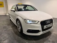 Used Audi Cabriolet S-Line 150 HP (110 kW) 2015 White Cabriolet