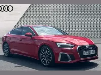 Used Audi A5 S-Line 147 HP (108 kW) 2022 Red Coupe