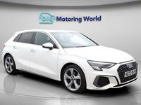 Used Audi A3 Sportback S-Line 2022 White Hatchback