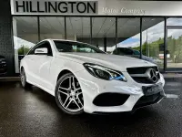 Used Mercedes E220 AMG line 2016 White Coupe