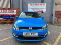 Used VW Polo SE 60 HP (44 kW) 2015 Blue Hatchback