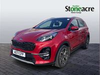 Used Kia Sportage GT-Line S 136 HP (100 kW) 2021 Red SUV