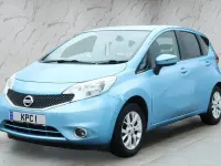 Begagnad Nissan Note Acenta 80 HK (58 kW) 2014 Blå Halvkombi