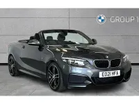 Used BMW 218 M Sport 136 HP (100 kW) 2021 Grey Cabriolet