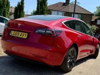 Used Tesla Model 3 Standard Range 239 kW (325 HP) 2019 Red Sedan