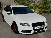 Begagnad Audi A4 S-Line 2011 Vit Kombi