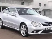 Used Mercedes CLK200 2009 Silver Coupe