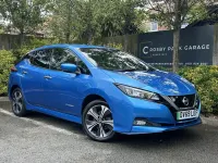 Used Nissan Leaf Tekna 160 kW (218 HP) 2019 Blue Hatchback