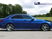 Begagnad Mercedes C220 AMG line 170 HK (125 kW) 2016 Blå Sedan