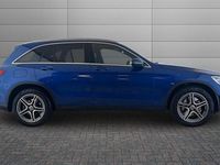 Used Mercedes GLC300 AMG line 258 HP (189 kW) 2022 Spectral blue Estate