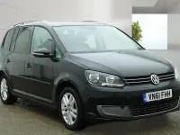 Used VW Touran SE 105 HP (77 kW) 2011 Black MPV