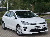 Used Kia Rio 84 HP (61 kW) 2021 White Hatchback