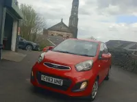 Used Kia Picanto 68 HP (50 kW) 2013 Red Hatchback