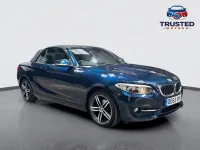 Used BMW 218 Sport Line 2015 Blue Cabriolet