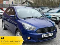 Second-hand Ford Ka Plus Zetec 85 CP (62 kW) 2018 Albastru Hatchback
