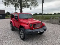Used Jeep Wrangler Overland 2017 Red SUV