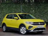 Used VW T-Cross Life 95 HP (69 kW) 2024 Yellow SUV