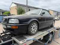 Used Audi Cabriolet 150 HP (110 kW) 1995 Blue Cabriolet