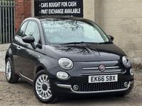 Used Fiat 500 Lounge 69 HP (50 kW) 2016 Black Hatchback