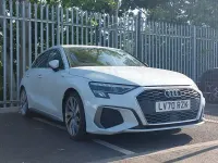 Used Audi A3 S-Line 150 HP (110 kW) 2020 White Sedan