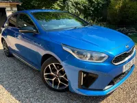 Used Kia Ceed GT-Line 134 HP (98 kW) 2021 Blue Hatchback