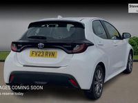Used Toyota Yaris Hybrid 2023 White Hatchback