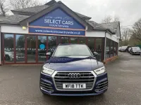 Second-hand Audi Q5 S-Line 286 CP (210 kW) 2018 Albastru SUV