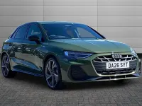 New Audi A3 Black Edition 150 HP (110 kW) 2026 Green Hatchback