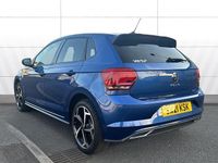 Used VW Polo R-line 110 HP (80 kW) 2021 Blue Hatchback