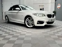 Used BMW 220 M Sport 2015 White Cabriolet