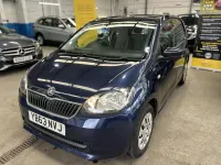 Used Skoda Citigo SE 59 HP (43 kW) 2014 Blue Hatchback