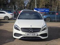 Used Mercedes A220 AMG line 2017 White Hatchback