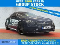 Used Mercedes E220 AMG line 194 HP (142 kW) 2019 Blue Coupe