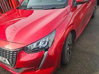 Used Peugeot 208 Allure Premium 75 HP (55 kW) 2020 Red Hatchback