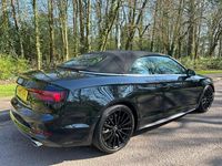 Begagnad Audi A5 Cabriolet S-Line 252 HK (185 kW) 2017 Svart Cab
