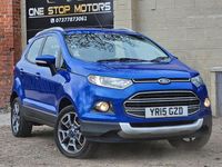 Used Ford Ecosport Titanium 2015 Blue SUV