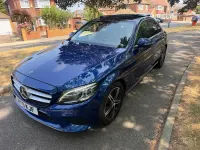 Used Mercedes C200 Premium Plus 181 HP (133 kW) 2019 Blue Sedan