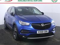 Used Vauxhall Grandland X Sport 131 HP (96 kW) 2018 Blue SUV