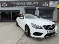 Used Mercedes E220 AMG Line Premium 177 HP (130 kW) 2015 White Cabriolet