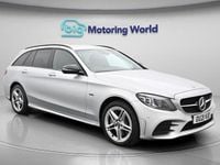 Used Mercedes C300e AMG line 2021 Silver Estate