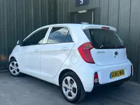 Used Kia Picanto 65 HP (47 kW) 2015 White Hatchback