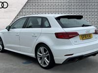 Used Audi A3 S-Line 116 HP (85 kW) 2018 Ibis white Sedan