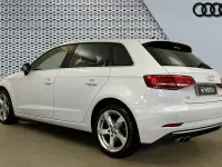 Used Audi A3 Sportback Sport 150 HP (110 kW) 2019 White Hatchback