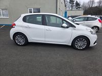 Used Peugeot 208 Signature Sky 2018 White Hatchback