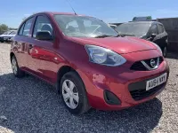 Used Nissan Micra Visia 80 HP (58 kW) 2014 Red Hatchback