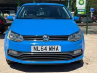 Used VW Polo SE 90 HP (66 kW) 2014 Blue Hatchback