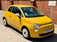 Used Fiat 500 69 HP (50 kW) 2015 Yellow Hatchback
