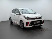 Used Kia Picanto GT-Line S 83 HP (61 kW) 2017 White Hatchback